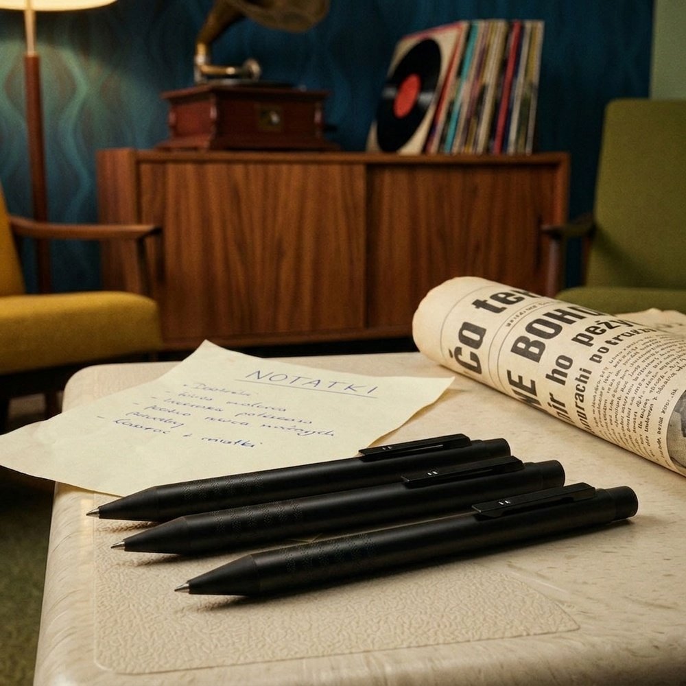 Metal pen EVERETT black