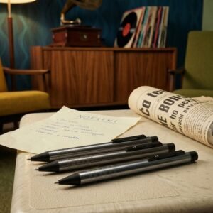 Metal pen EVERETT dark grey