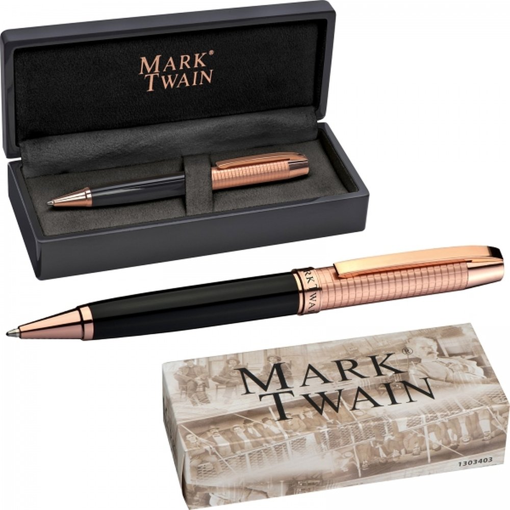 Metal pen Mark Twain QUENTIN black - Image 3