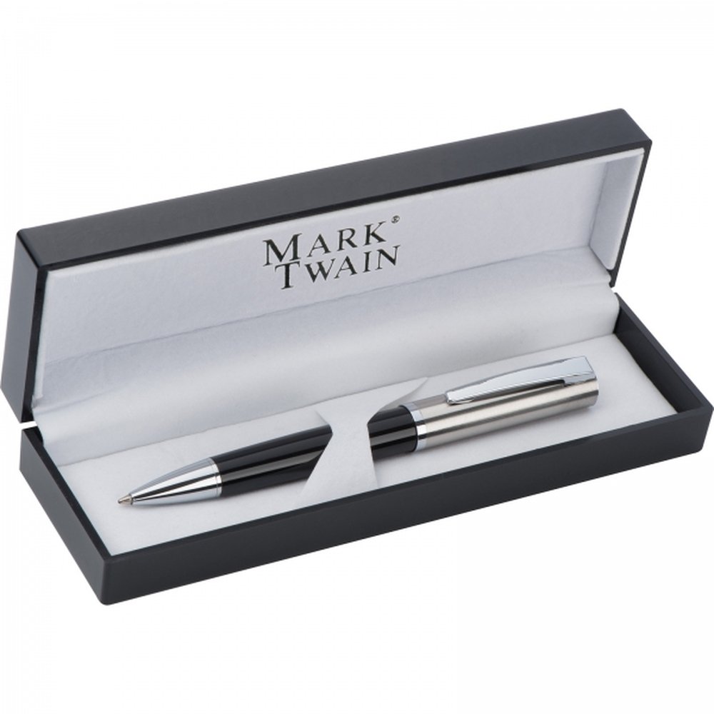 Metal pen Mark Twain LORENZ black