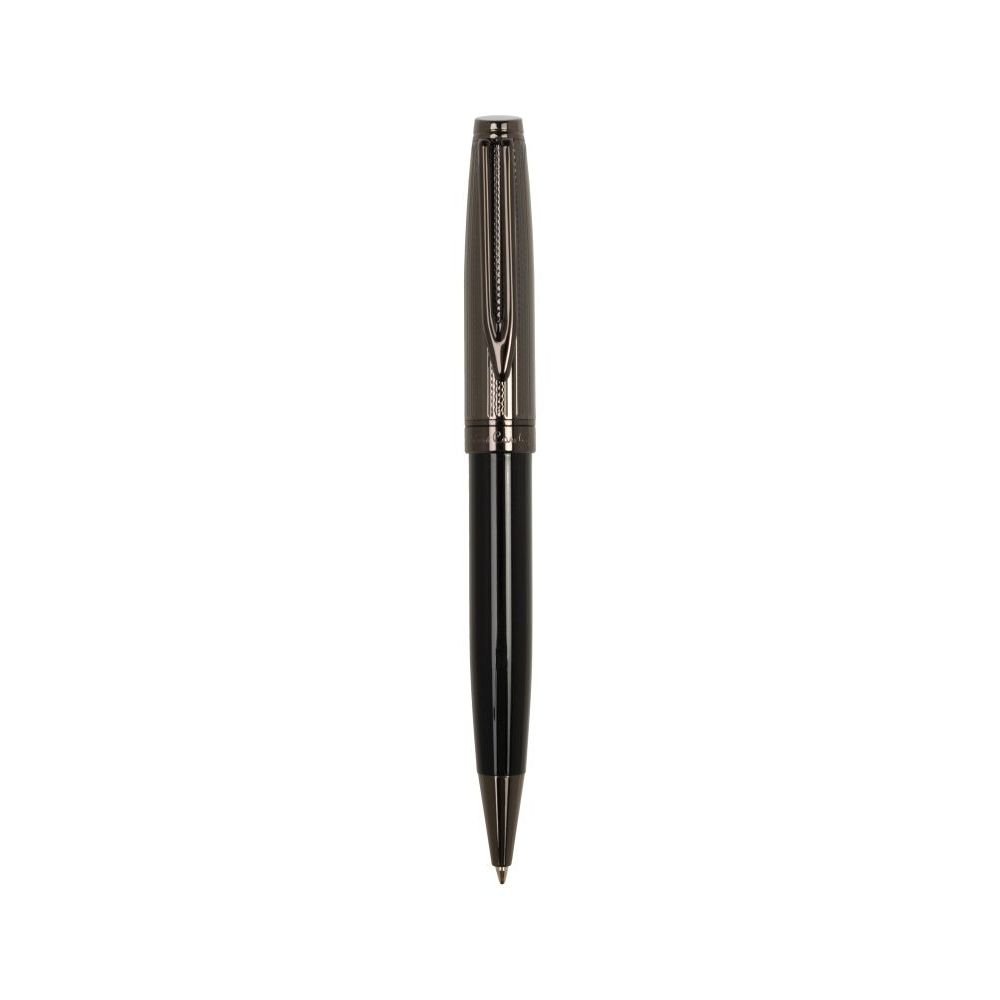 Metal ballpoint pen ODETTE Pierre Cardin black - Image 2