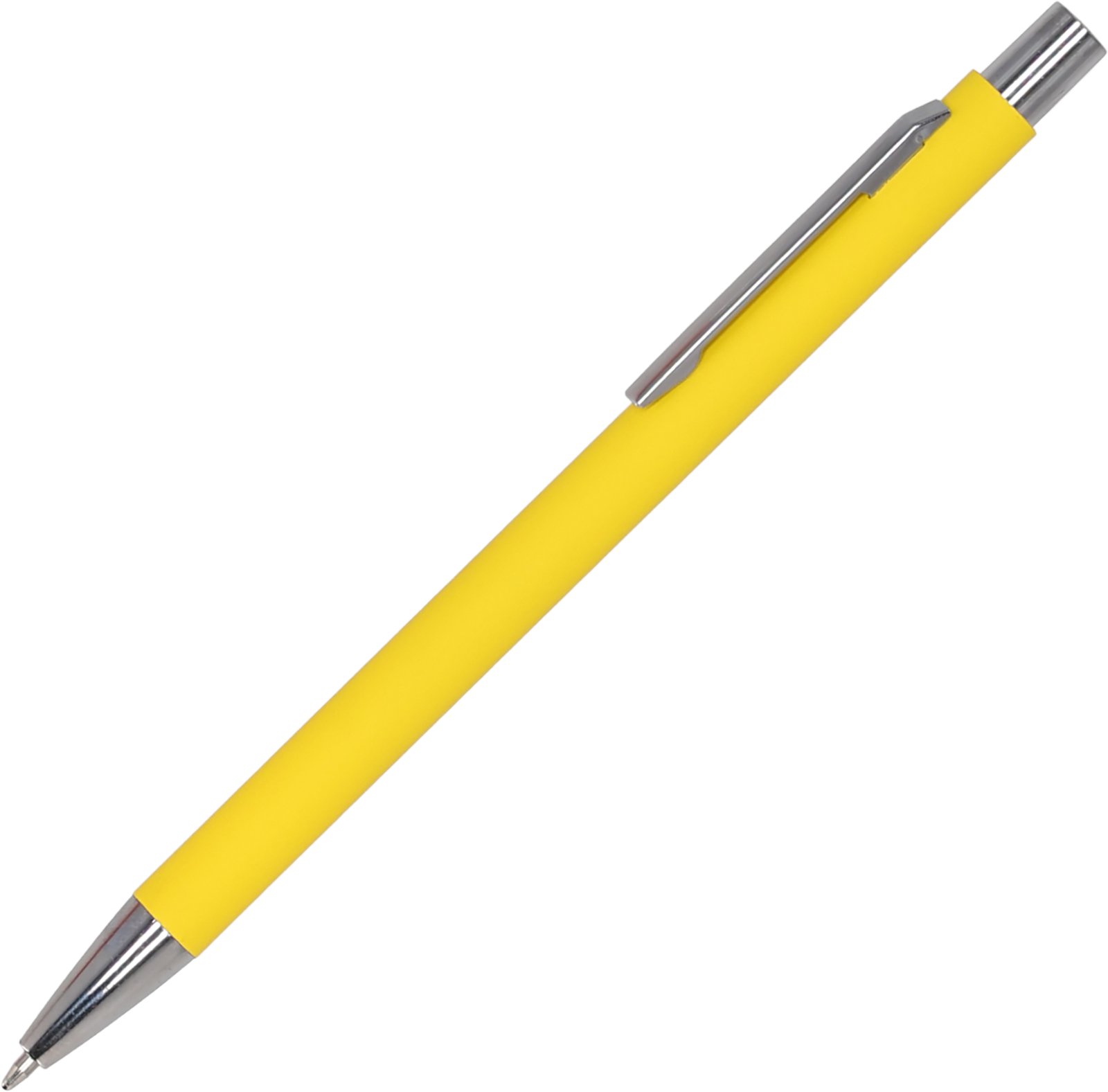 Metal pen soft touch GIORGIO yellow - Image 2