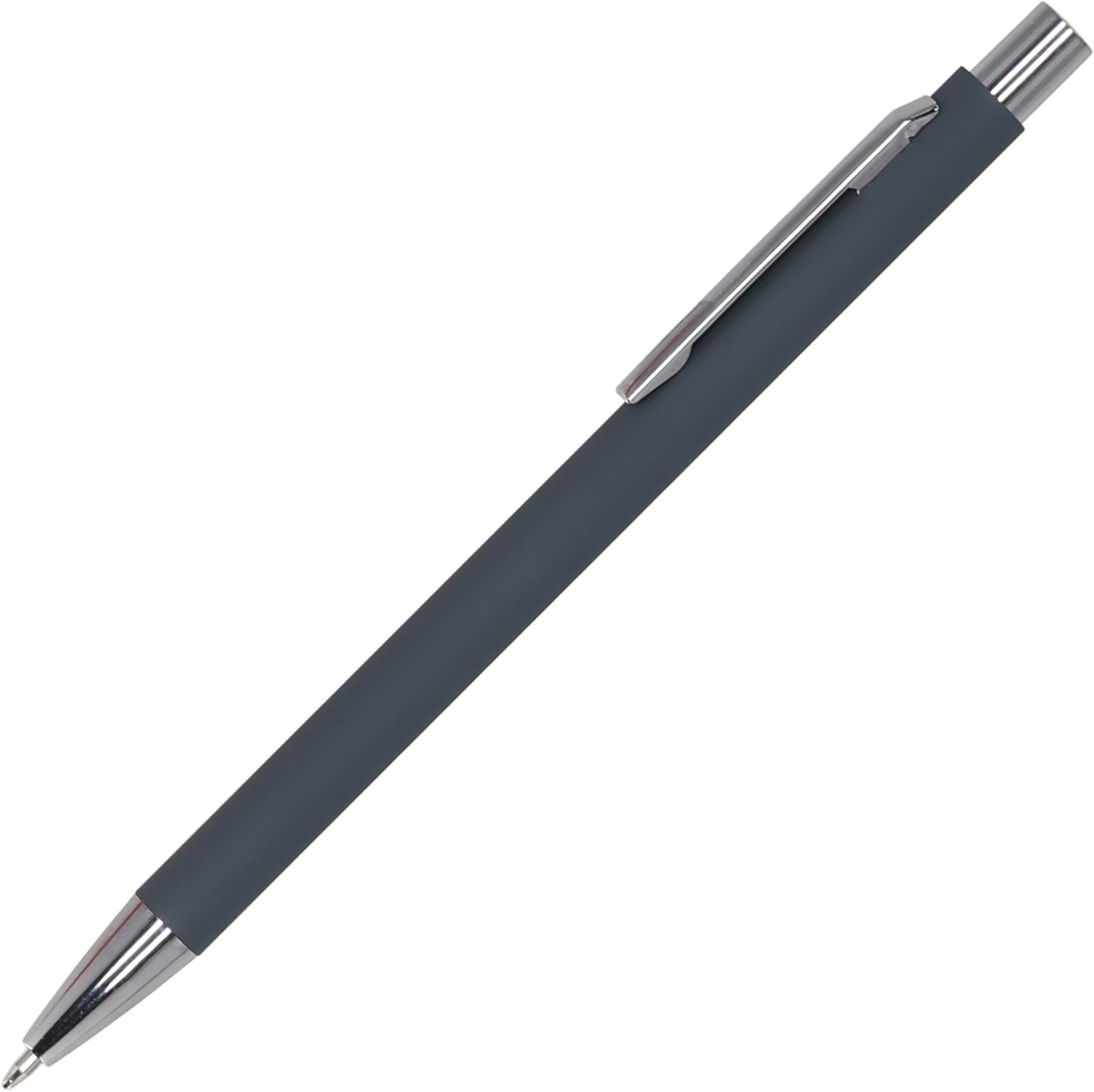 Metal pen soft touch GIORGIO dark grey - Image 2