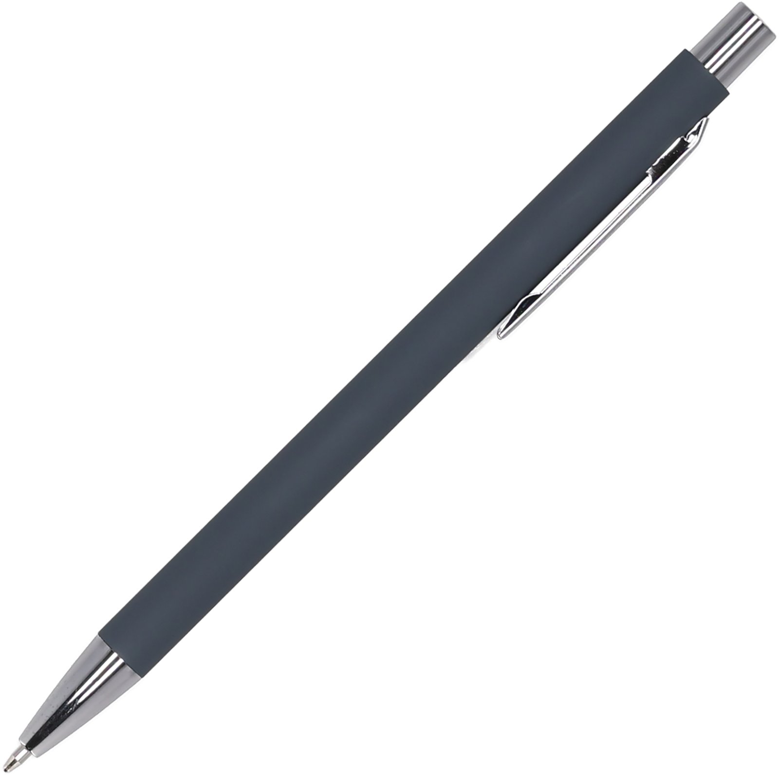 Metal pen soft touch GIORGIO dark grey - Image 4