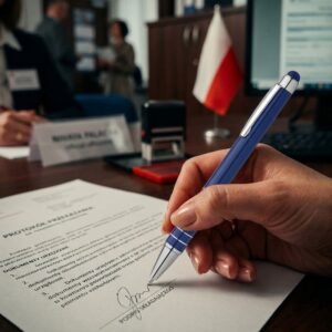 Metal touch pen SEBASTIAN blue