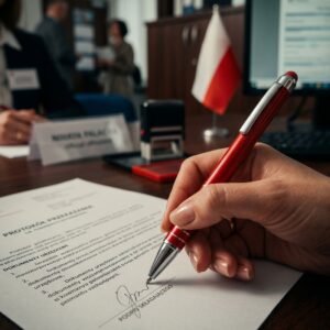 Metal touch pen SEBASTIAN red