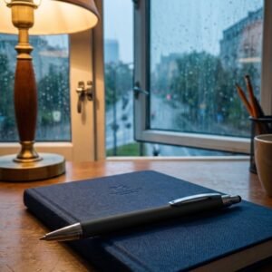 Metal soft touch touch pen PAULA black