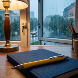Metal soft touch touch pen PAULA yellow