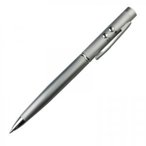 Metal pen with laser pointer ELSIE grey
