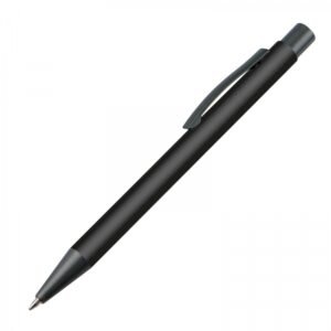 Plastic pen MIKOLAJ black