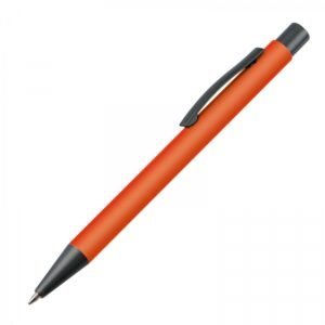 Plastic pen MIKOLAJ orange