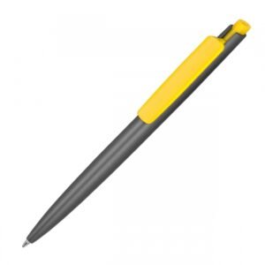 Pen made of recycled plastic CAMILA yellow
