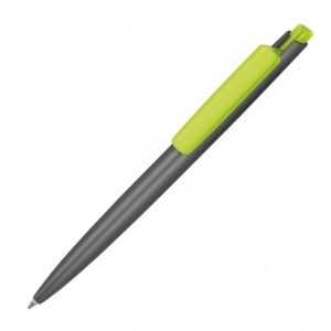 Pen made of recycled plastic CAMILA light green
