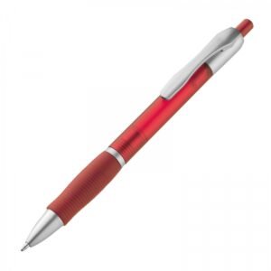 Plastic pen ADOLFO red