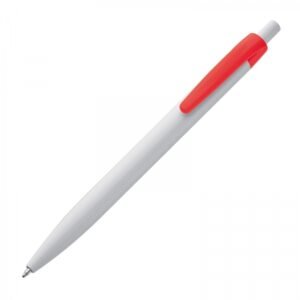 Plastic pen BERTA red