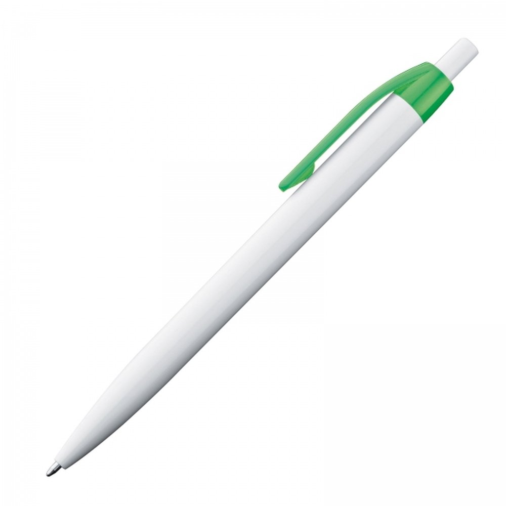 Plastic pen BERTA green - Image 2