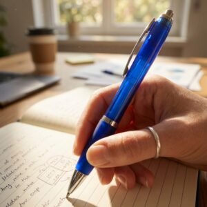 Plastic pen MELISSA blue