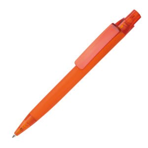 Soft-touch plastic pen ORLANDO orange