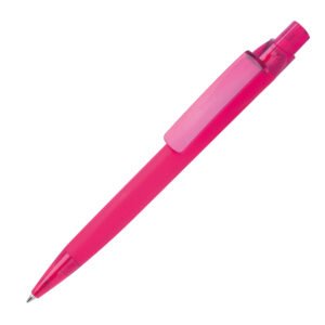 Soft-touch plastic pen ORLANDO pink