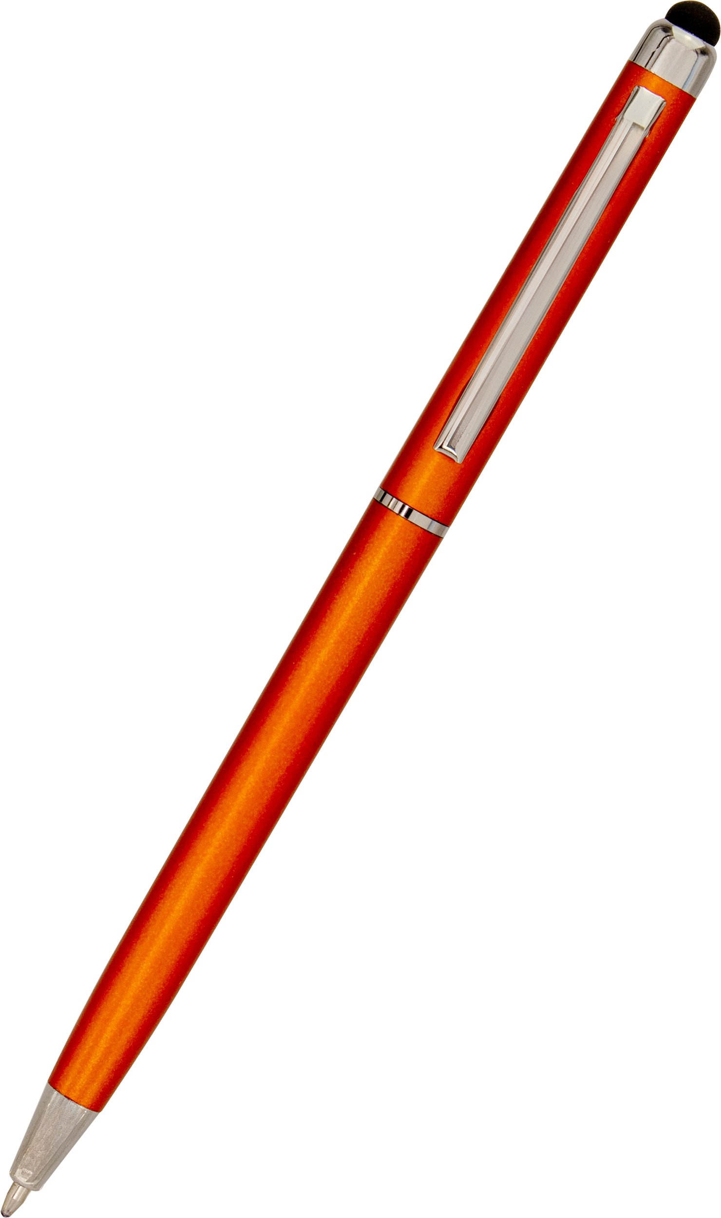 Plastic touch pen KIMBERLY orange - Image 2