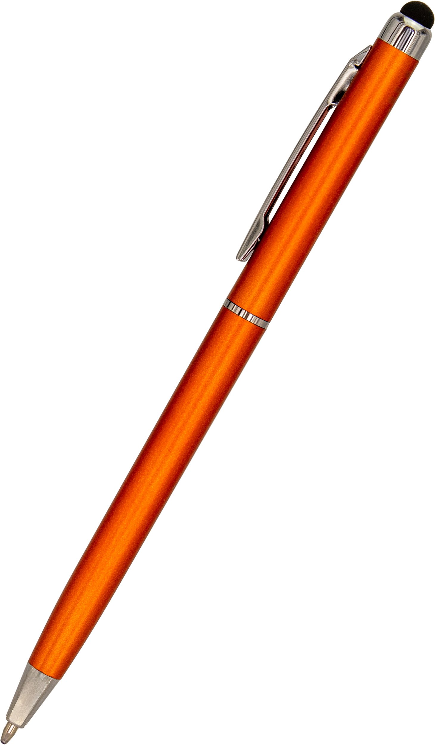 Plastic touch pen KIMBERLY orange - Image 3