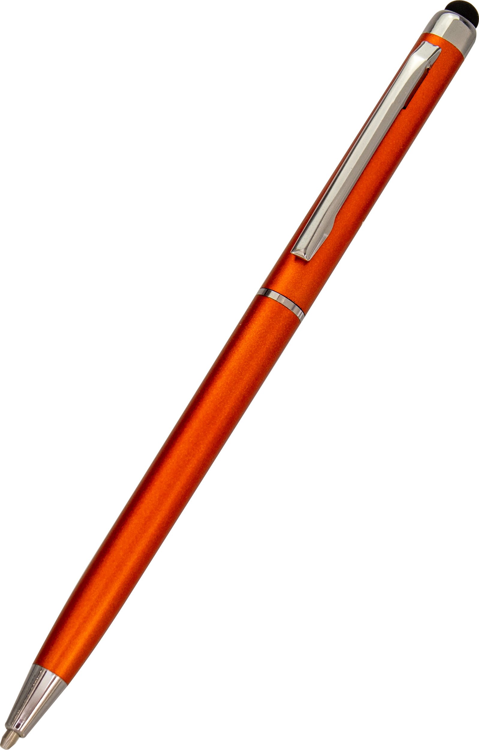 Plastic touch pen KIMBERLY orange