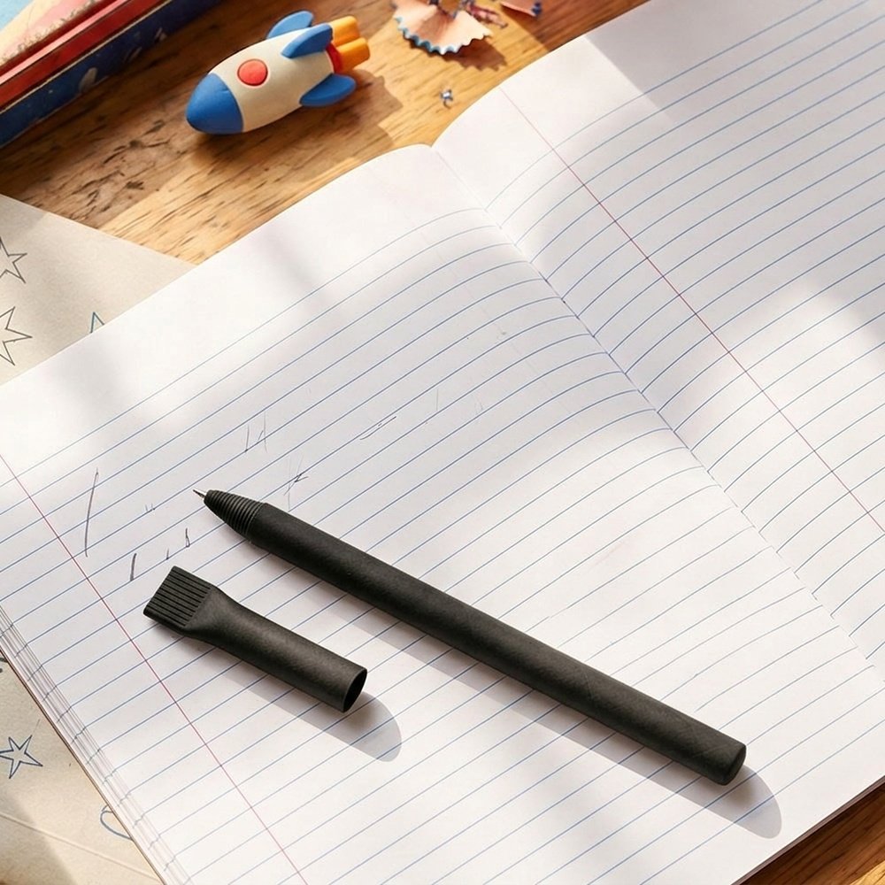 Carboard pen DIEGO black