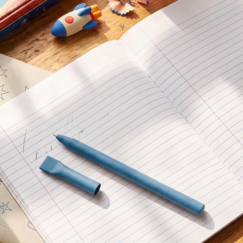 Carboard pen DIEGO blue