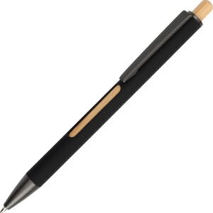 Recycled aluminium pen MARIA black