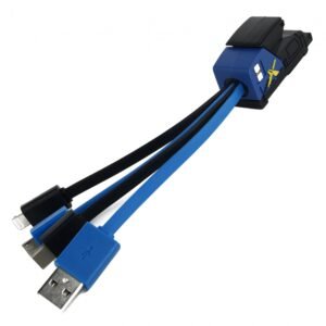 3in1 charging cable custom shape