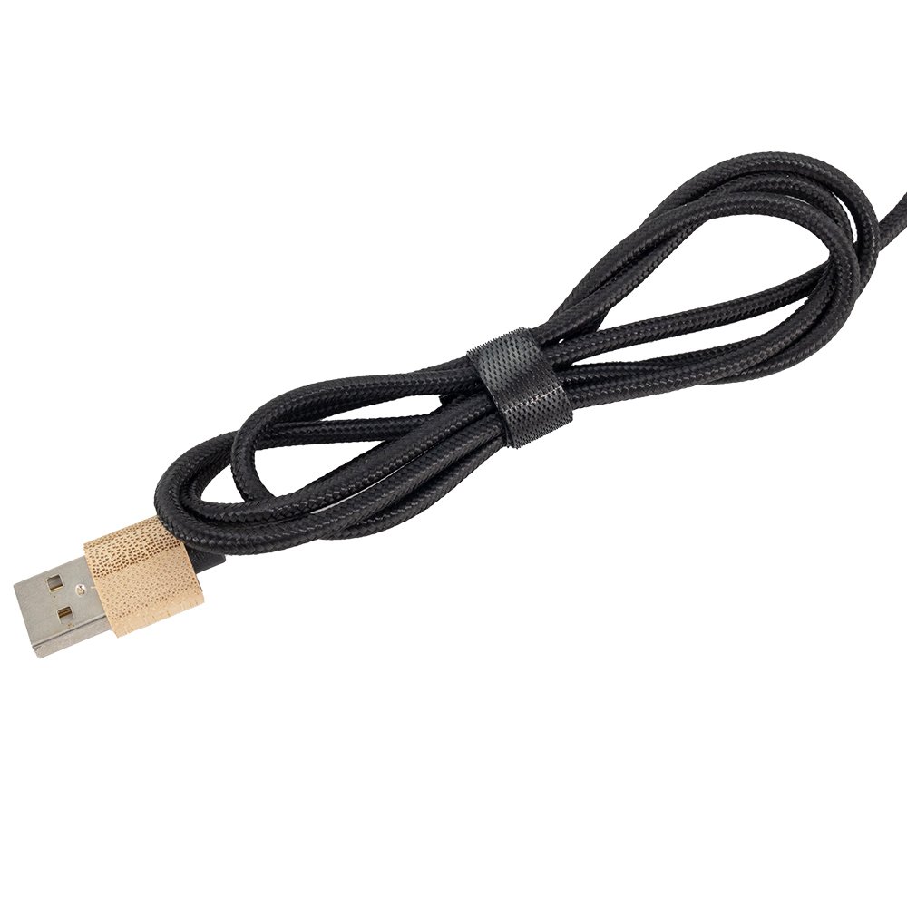 3in1 charging cable with illuminated logo long 120 cm beige - Image 2