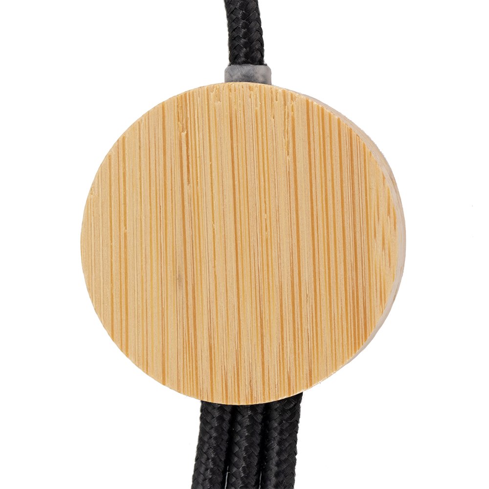 3in1 charging cable with illuminated logo long 120 cm beige - Image 5