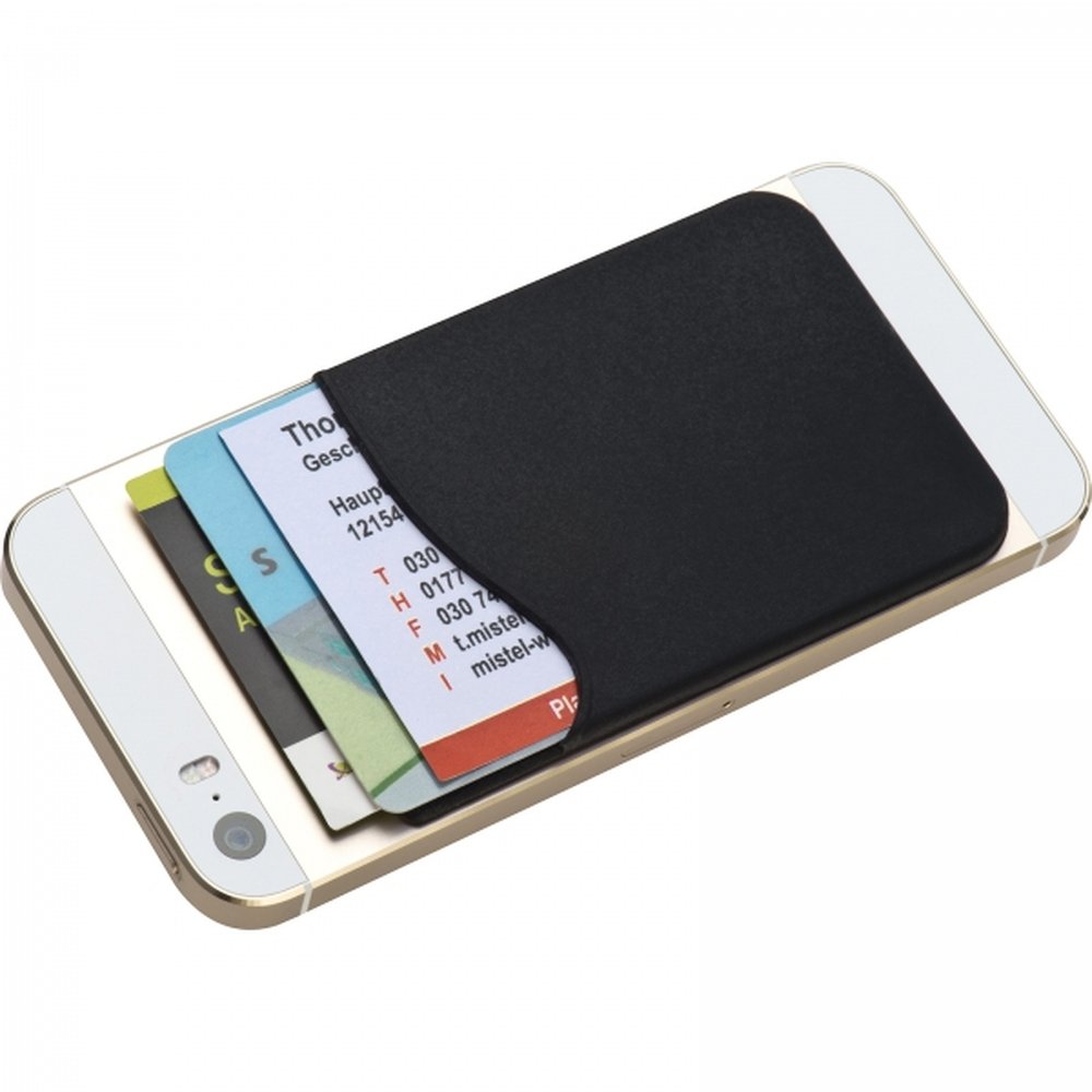 Smartphone card holder WILHELMINE black - Image 2