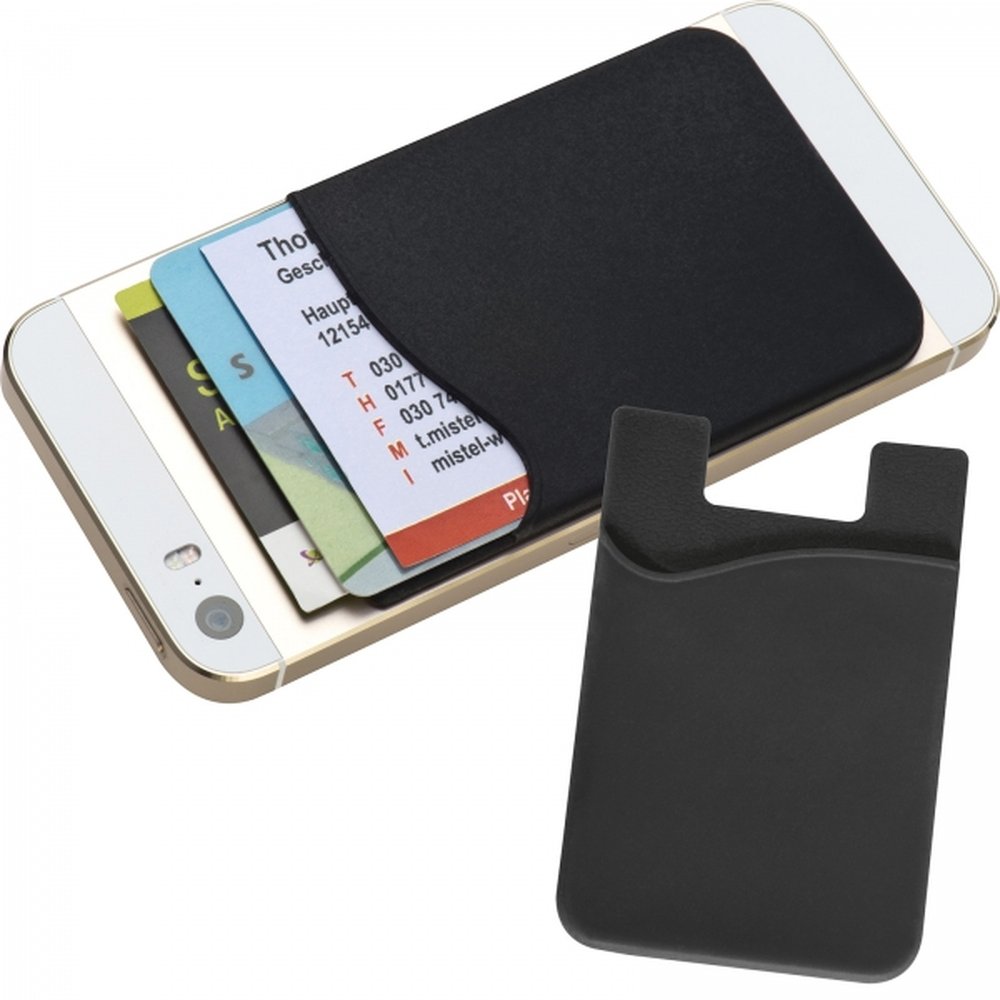 Smartphone card holder WILHELMINE black - Image 3