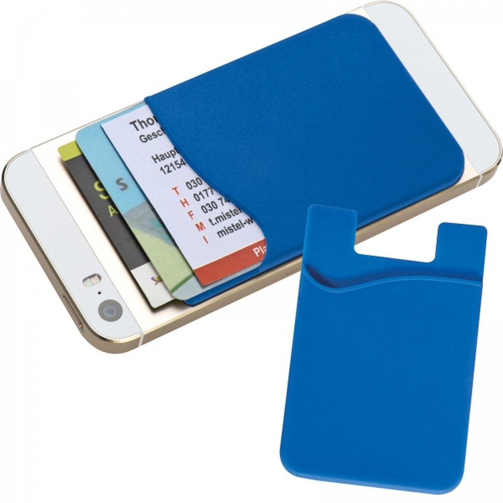 Smartphone card holder WILHELMINE blue - Image 3