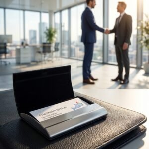 Business card holder SHEILA black