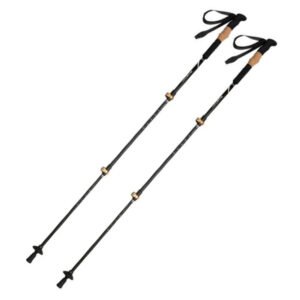 Trekking poles DENALI Schwarzwolf black