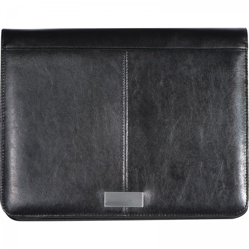 A4 folder with lined notebook and tablet pocket GASPARE black - Image 5