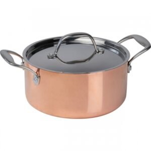 Induction pot CrisMa ⌀20,5 cm AGATA ginger