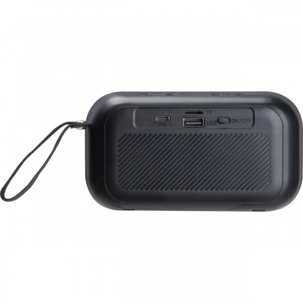 Bluetooth speaker with LED light MIRELA black - Image 4