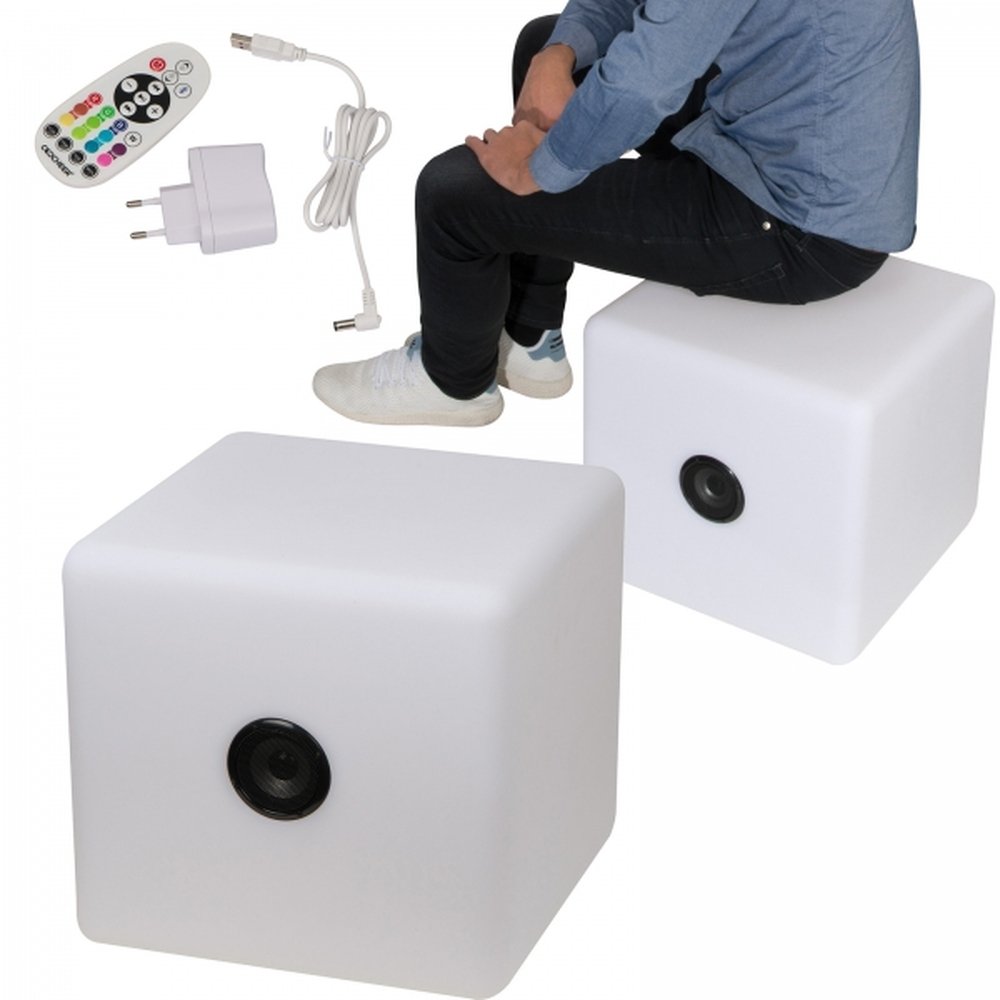 Bluetooth speaker XXL with light DONATO white - Image 3
