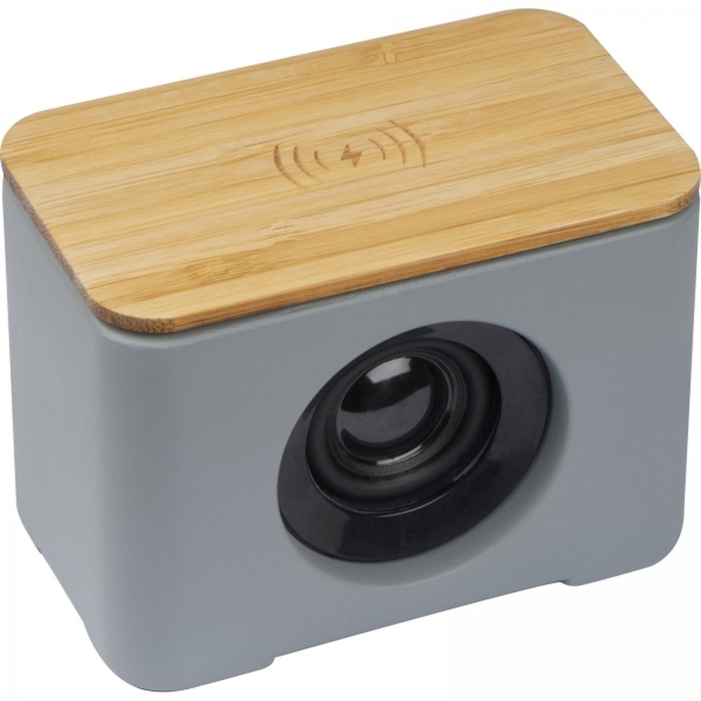 Bluetooth speaker with wireless charger PILAR grey - Image 2