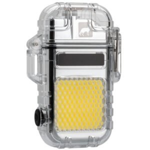 Electrical lighter CALBUCO Schwarzwolf transparent