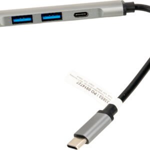 HUB splitter with data transfer function HILDEGARDA grey