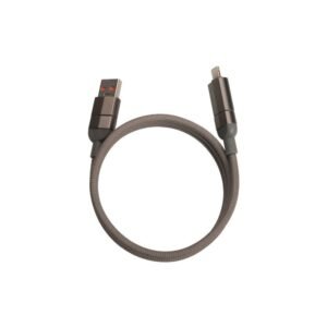 Charging cable with data transfer DONNES Pierre Cardin grey