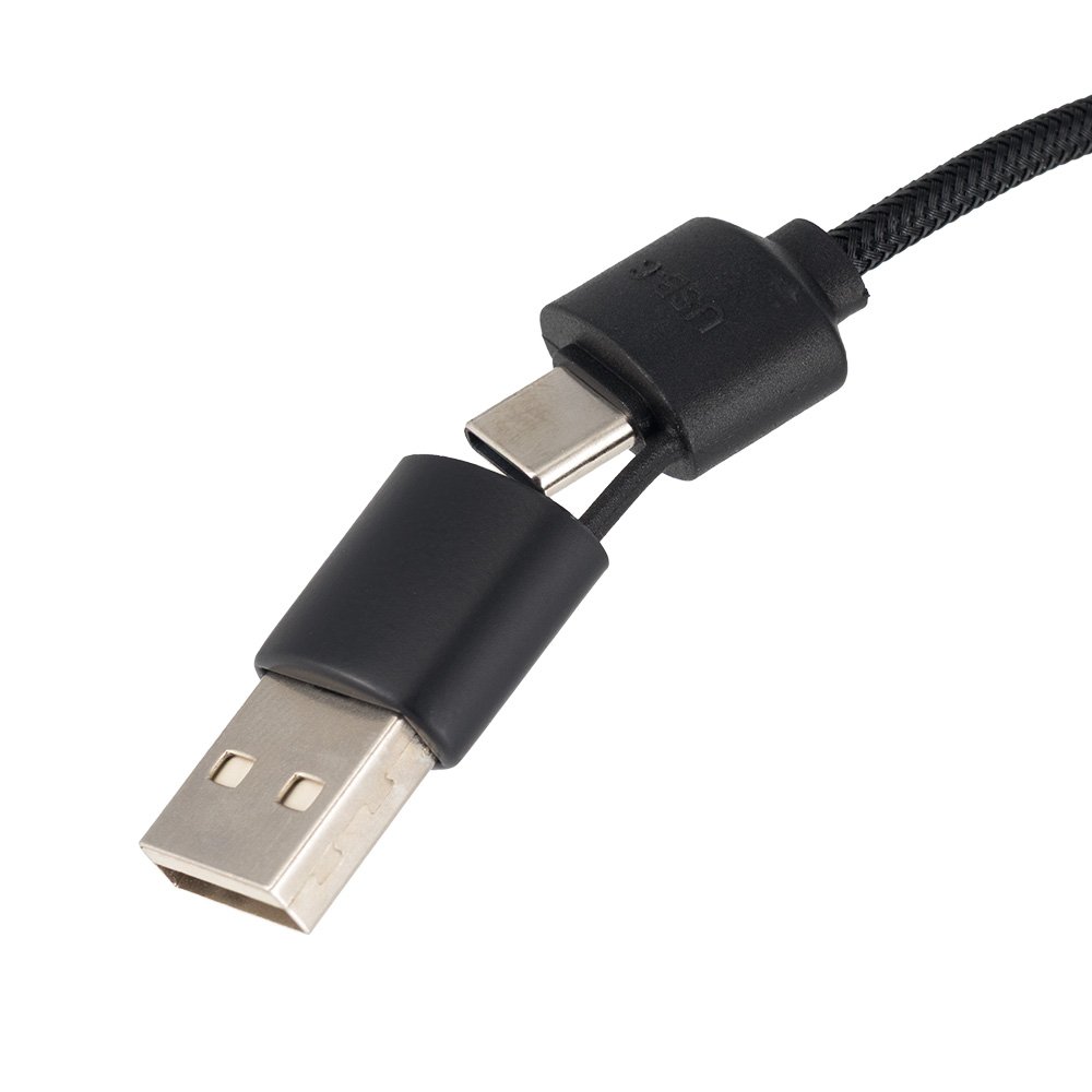Cable with 4in1 wireless charger with wooden casing - i5w beige - Image 3