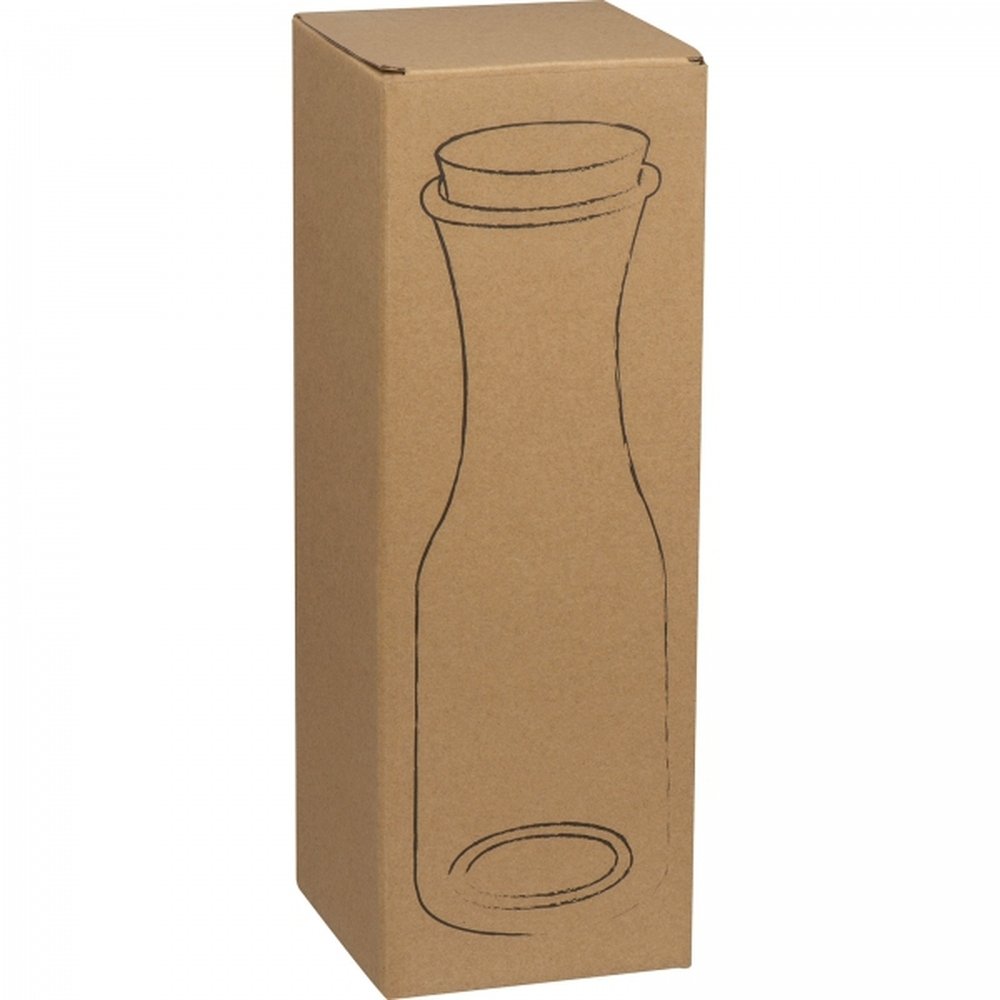 Glass carafe 1000 ml NIKODYM transparent - Image 3