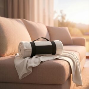Polar fleece blanket 170 g/m² GIANFRANCO white