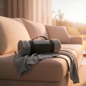 Polar fleece blanket 170 g/m² GIANFRANCO grey