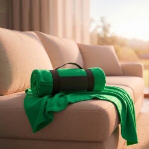 Polar fleece blanket 170 g/m² GIANFRANCO green